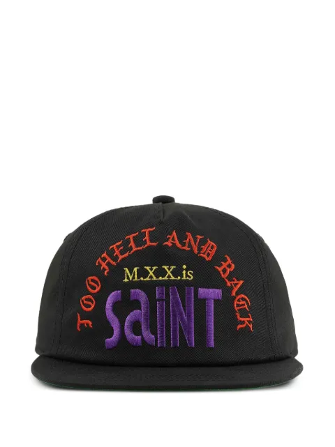 SAINT MXXXXXX cotton baseball cap Black SMHR10000090