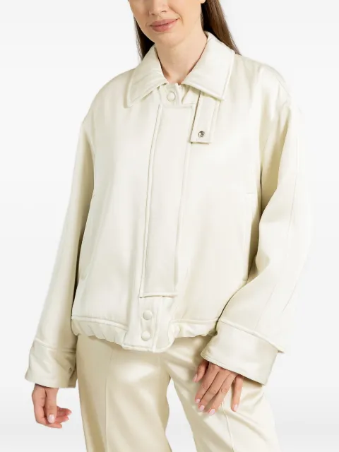 Jil Sander twill bomber jacket Neutrals J01BN0115J65198280