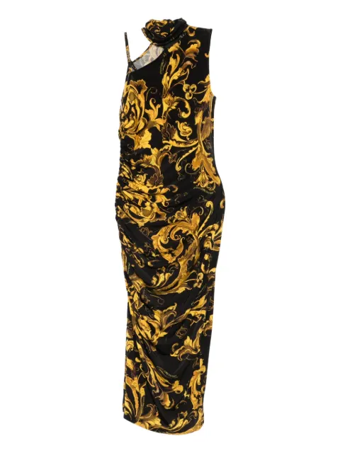 Versace Jeans Couture Barocco-print dress Black 79HAO909JS500G89