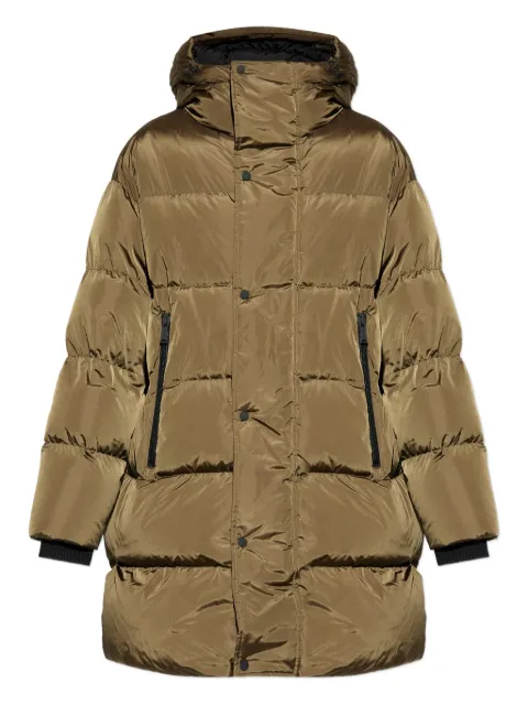 DSQUARED2 hooded quilted puffer coat Brown S74AA0322S54981