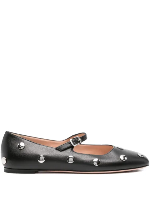 Bally studded ballet flats Black WA051PVT433