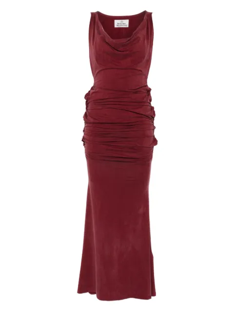 Vivienne Westwood cowl-neck maxi dress Red 1102001AJ008E
