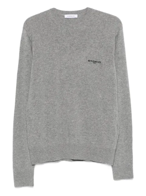 Givenchy logo crew-neck sweater Grey BM90W94YP3
