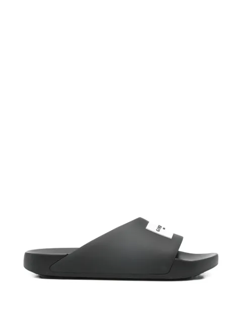 Givenchy logo-detail slides Black BH302MH1XL