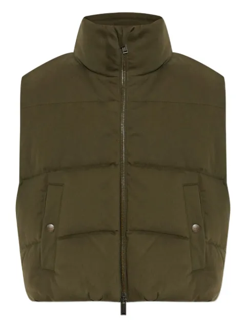 DSQUARED2 logo-print gilet Green S75FB0174D35319