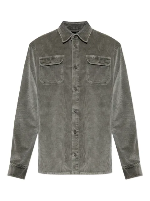 Paul & Shark corduroy double-pocket shirt Grey 14313179