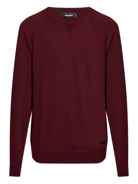 DSQUARED2 raglan-sleeve sweater Red S74HA1564D13133