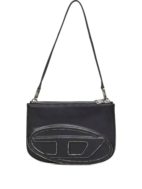 Diesel 1DR Twin embossed-logo shoulder bag Black X10330P8630