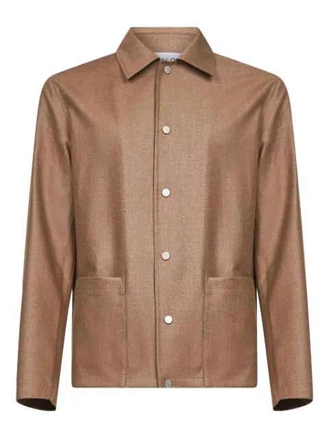 D4.0 snap-button patch-pocket jacket Neutrals D1HFW25260001M065