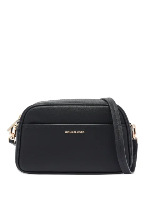 Michael Kors logo-detail zip-closure cross body bag Black 32F5GJ6C5L