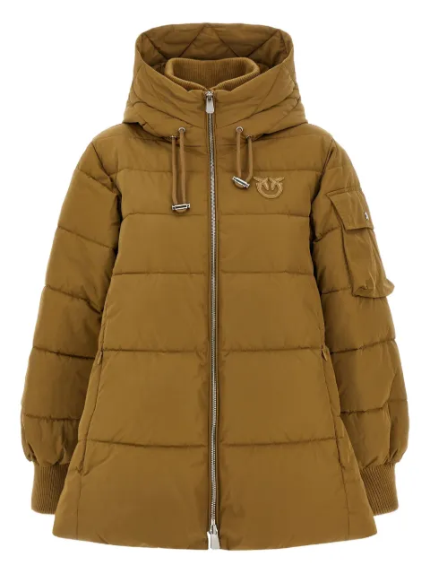 PINKO Crusca quilted padded jacket Brown 105384A2PE