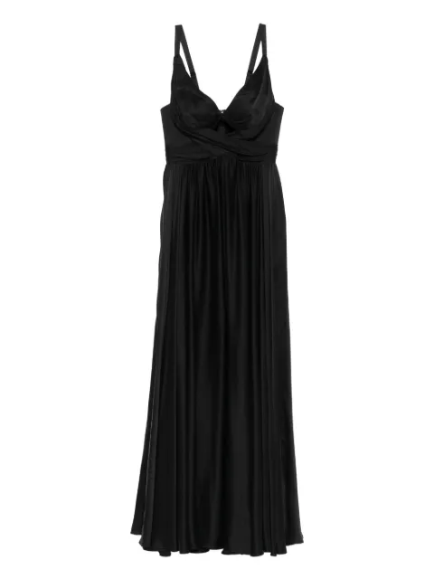 ZIMMERMANN V-neck midi dress Black 5396DF25R