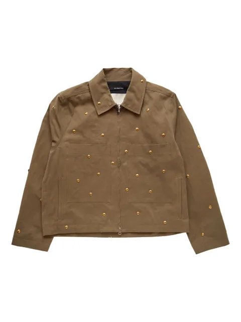 Song For The Mute metal-bead pocket jacket Brown 251MJK102BCNVSTPE