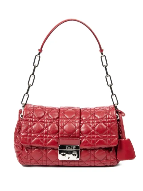 Christian Dior Pre-Owned Cannage shoulder bag Red 17BO1009