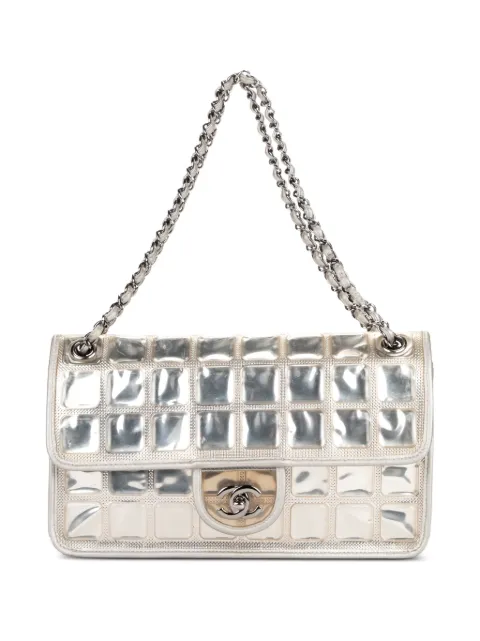 CHANEL Pre-Owned quilted chain shoulder bag Grey 11904941