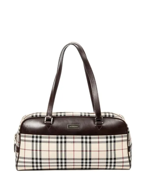Burberry Pre-Owned 2000 House Check tote bag Neutrals AAY3725