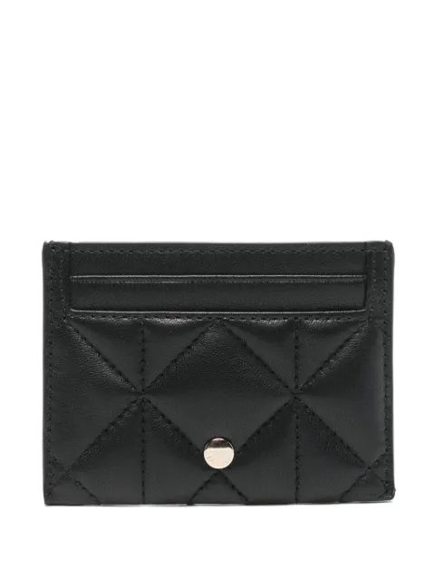 Mulberry quilting credit card wallet Black RL8898676A100