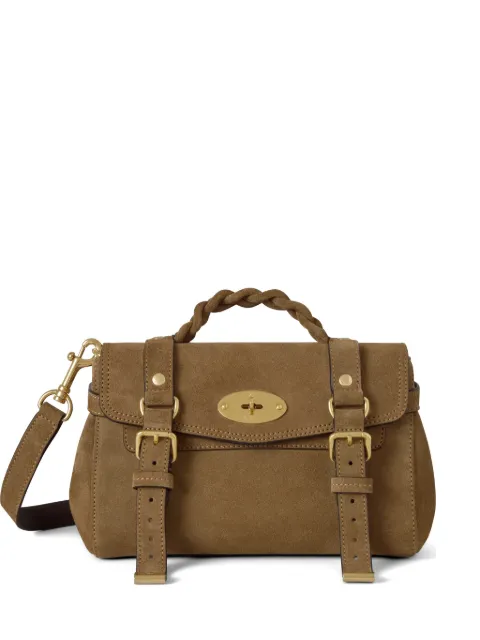 Mulberry mini Alexa braided-handle tote bag Brown RL8924731P705