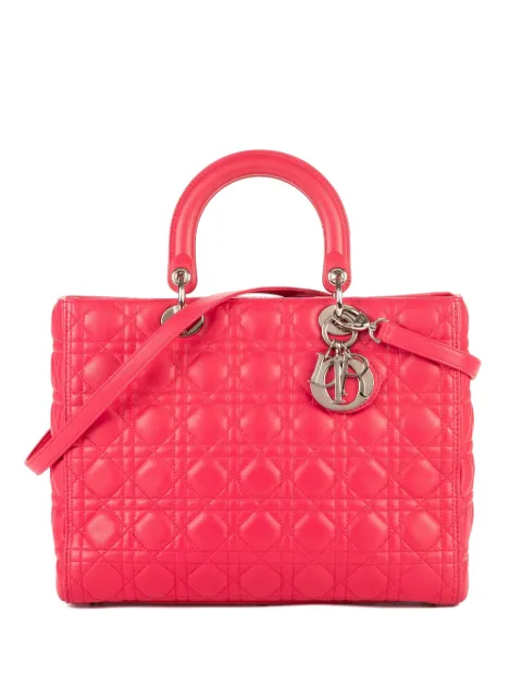 Christian Dior Pre-Owned 2010s quilted shoulder bag Pink 18MA1123