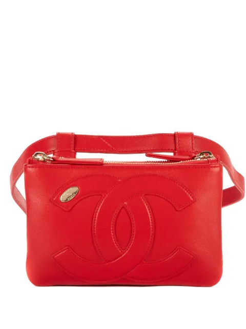 CHANEL Pre-Owned leather belt bag Red 27701637