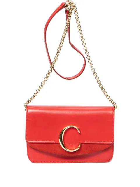 Chloé Pre-Owned chain-strap shoulder bag Red 01194565