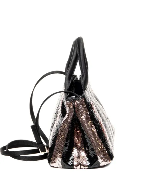 Prada Pre-Owned 2000 Spangle Canapa handbag Black 1BA038