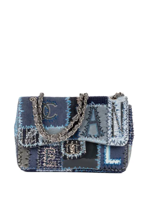 CHANEL Pre-Owned Patchwork Flap shoulder bag Blue 20887438