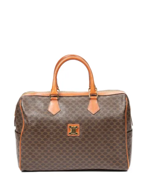 Celine Pre-Owned macadam-print tote bag Brown M95