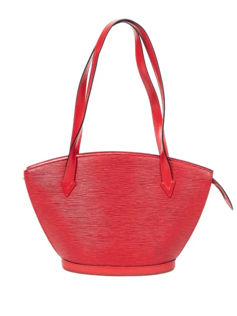 Louis Vuitton Pre-Owned embossed-leather top-handles tote bag Red AS0959MAY