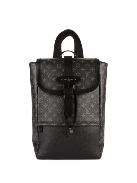 Louis Vuitton Pre-Owned monogram-pattern backpack Black 2023
