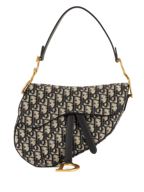 Christian Dior Pre-Owned monogram Saddle bag Neutrals 36MA1210