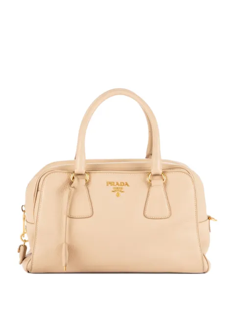 Prada Pre-Owned 2000s top-handle zip-fastening bag Neutrals BL0804