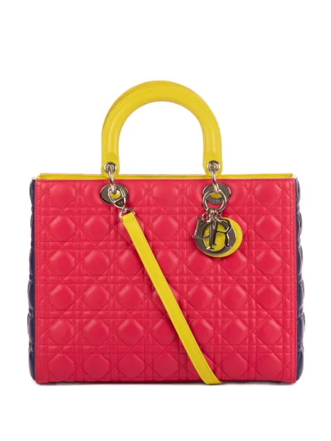 Christian Dior Pre-Owned 2010s quilted shoulder bag Pink 16BO1113
