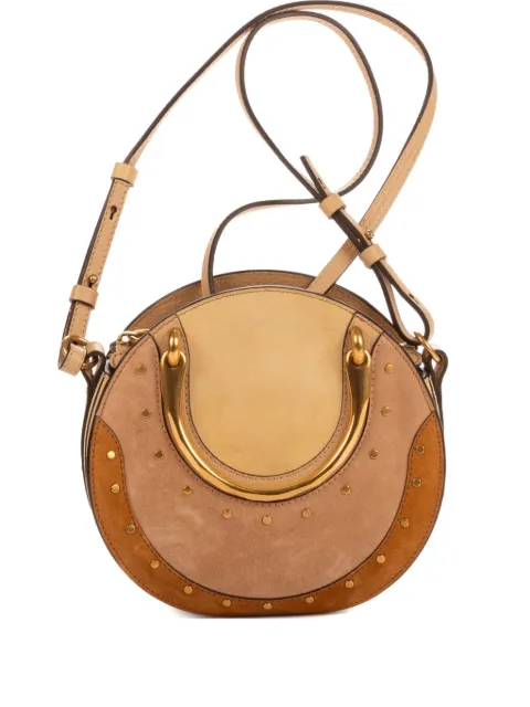 Chloé Pre-Owned circular-shape shoulder bag Brown 01187565
