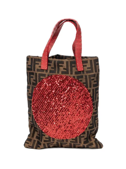 Fendi Pre-Owned 2000 Zucca tote bag Brown 23058BH119LGD039