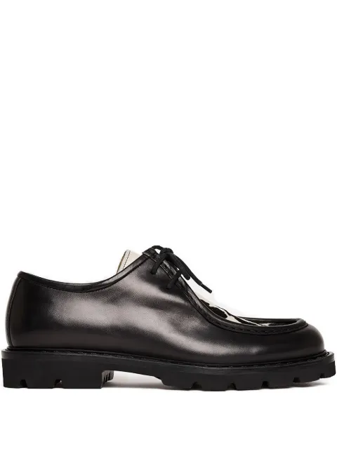 Scarosso Damiano lace-up derby shoes Black DAMIANODERBBLAPONY