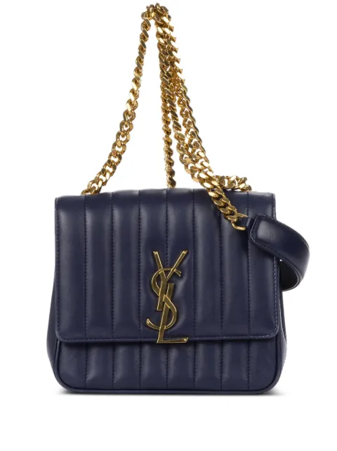 Saint Laurent Pre-Owned 2020 Vicky shoulder bag Blue PLB5326120718