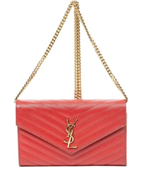 Saint Laurent Pre-Owned 2010 Envelope shoulder bag Red GUE3778281215