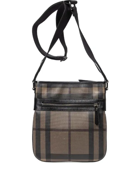 Burberry Pre-Owned check-pattern shoulder bag Brown AAY4536