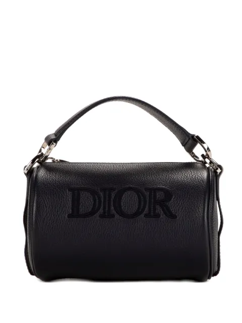 Christian Dior Pre-Owned mini logo-detail barrel bag Blue 03BO1220