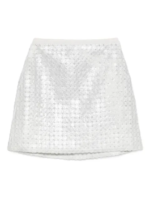 Gemy Maalouf sequin-embellished miniskirt Silver LPF164769SS
