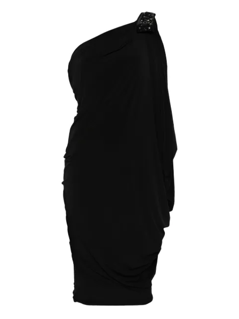 Gemy Maalouf sequin-embellished one-shoulder dress Black LP2668