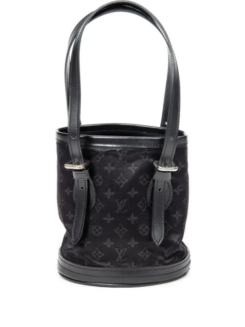 Louis Vuitton Pre-Owned Monogram bucket bag Black SR0061