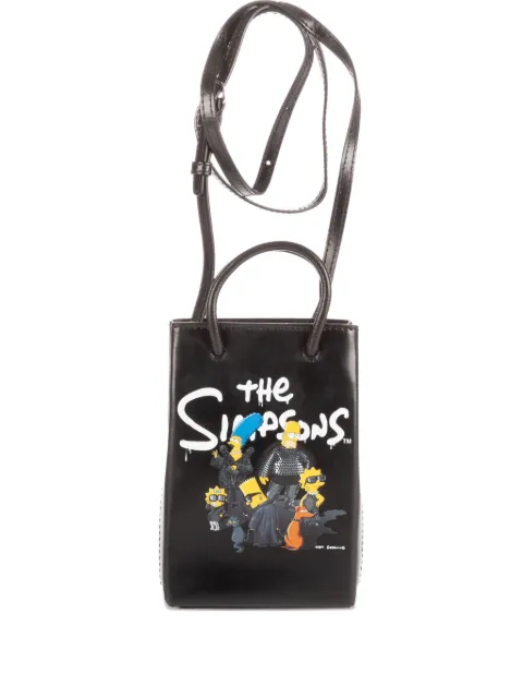 Balenciaga Pre-Owned x The Simpsons leather shoulder bag Black 5938261000R568024
