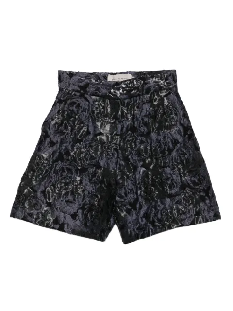 Gemy Maalouf floral-pattern shorts Blue LPF175063SH