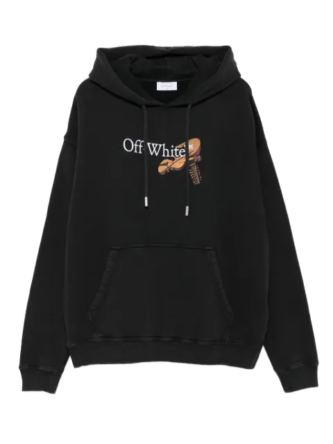 Off-White Cupid Arrow hoodie Black OMBB085F25FLE0111301