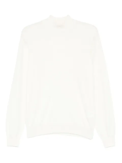 Tagliatore high-neck long-sleeve sweater Neutrals LIONELGSI2501
