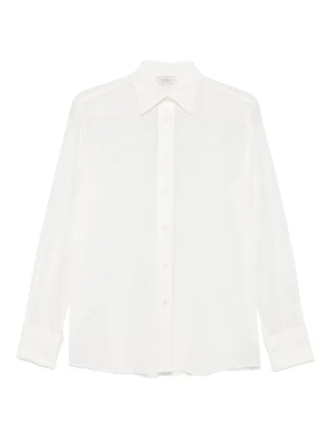Mazzarelli long-sleeve button-up shirt White 260COLLOJOSEPHINE