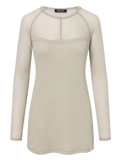 Elena Velez Ls T-Shirt mini dress Neutrals YR006JR02