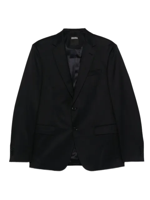 Zegna button suit Black 222777A228QCGN
